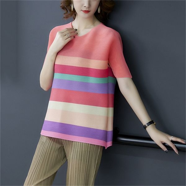 rainbow with shirt striped female blouse and women's colorful clothes mujer arhi, White
rainbow with shirt striped female blouse and women's colorful clothes mujer arhi, White