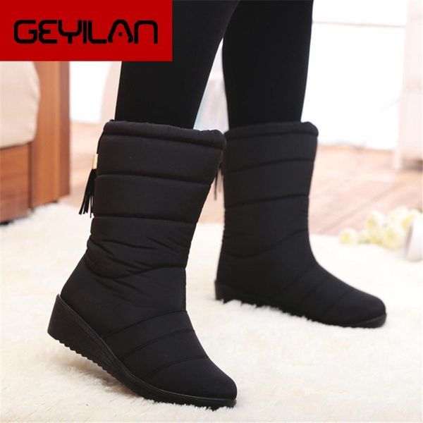 boots snow plush warm mid-calf female winter shoes women waterproof ladies plus size 42 43, Black
boots snow plush warm mid-calf female winter shoes women waterproof ladies plus size 42 43, Black