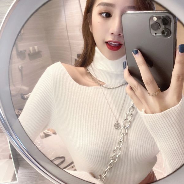 ei7ka autumn and winter ins fashionable designhollowed out bottoming shirtlong sleeve pullover pulloversweater neck high sweaterwomen's, White;black
ei7ka autumn and winter ins fashionable designhollowed out bottoming shirtlong sleeve pullover pulloversweater neck high sweaterwomen's, White;black