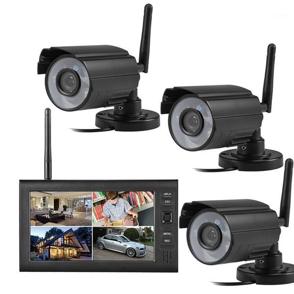 systems 2.4ghz wireless ir cctv surveillance camera 4ch dvr 7'lcd monitor 380tvl cmos analog system kit1
systems 2.4ghz wireless ir cctv surveillance camera 4ch dvr 7'lcd monitor 380tvl cmos analog system kit1