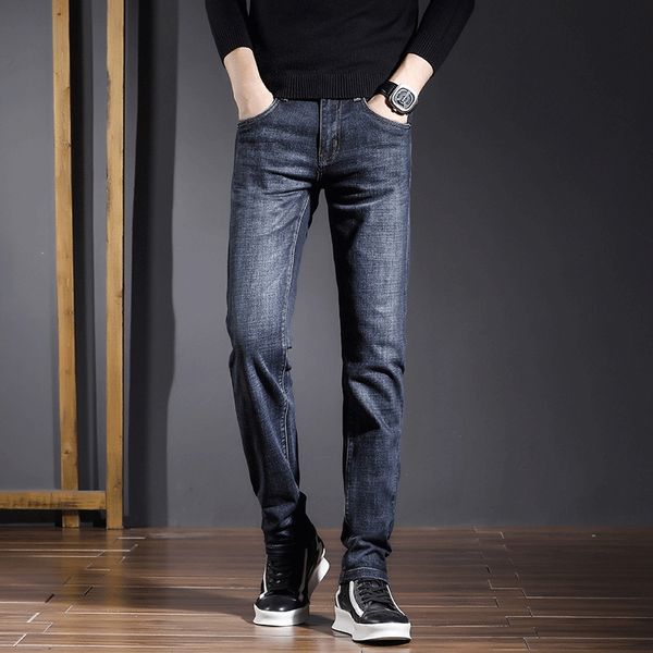 2020 men's autumn new korean fashion and jeans mid waist white washed youth elastic jeans i6xu9, Blue
2020 men's autumn new korean fashion and jeans mid waist white washed youth elastic jeans i6xu9, Blue