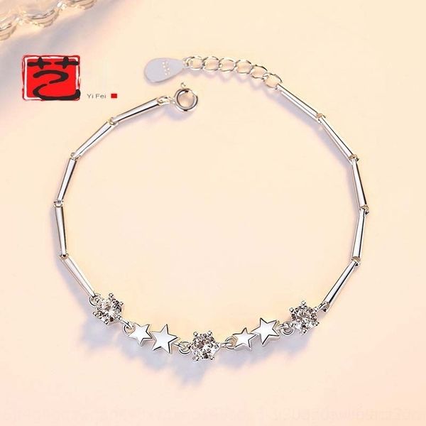 58f1a gift braceletstar bracelets925 sterling brac female japanese korean version simple personality zirconium inlaid bracelet star student, Golden;silver
58f1a gift braceletstar bracelets925 sterling brac female japanese korean version simple personality zirconium inlaid bracelet star student, Golden;silver