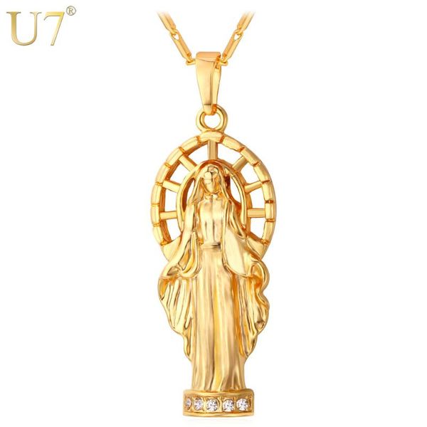 pendant necklaces u7 catholic for men/women silver/gold color chain & religious mother virgin mary jewelry christmas gifts p595
pendant necklaces u7 catholic for men/women silver/gold color chain & religious mother virgin mary jewelry christmas gifts p595