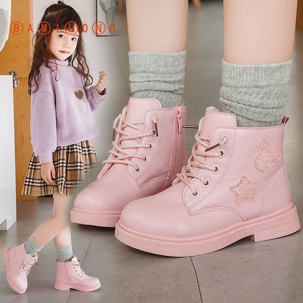 bamilong fashion children for pink black martin autumn kids short ankle boots zipper girls leather shoes b306, Black;red
bamilong fashion children for pink black martin autumn kids short ankle boots zipper girls leather shoes b306, Black;red