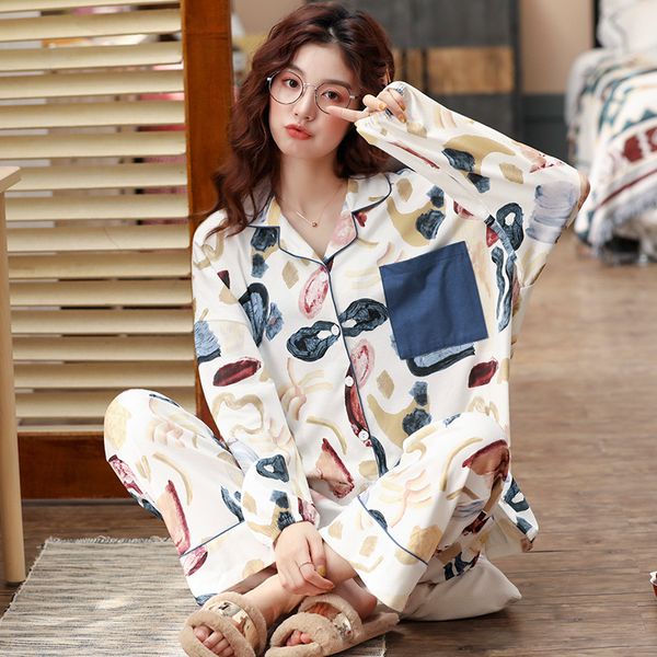 bzel new fashion sleepwear women's cotton pajamas with pockets quality pijama loose pyjama femme home wear nightwear -xxxl y200708, Black;red
bzel new fashion sleepwear women's cotton pajamas with pockets quality pijama loose pyjama femme home wear nightwear -xxxl y200708, Black;red