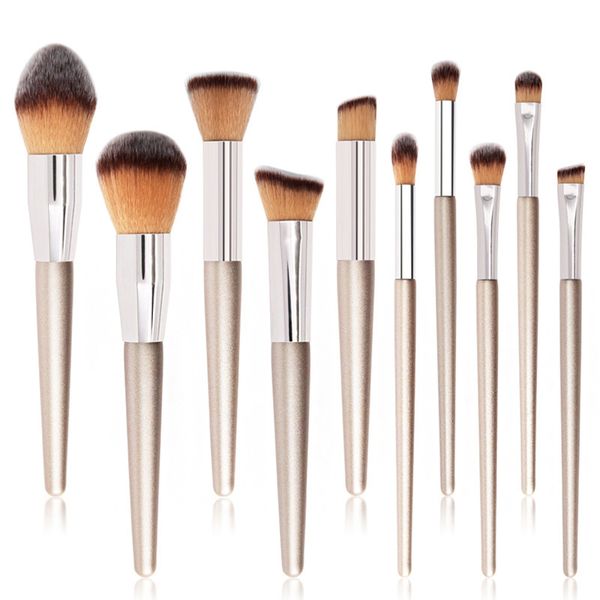 cosmetic brushes sets 10pcs powder foundation concealer blusher blending sculpting highlighter eye shadow bronzer makeup tools
cosmetic brushes sets 10pcs powder foundation concealer blusher blending sculpting highlighter eye shadow bronzer makeup tools