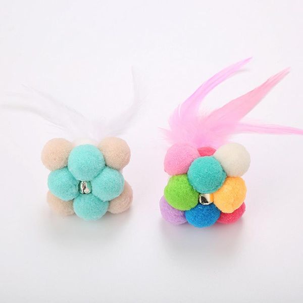 1шт зоотовары кошки игрушки catnip болл звук писк toy красочные перо плюшевый bell забавный кот игрушки для cat китти дешевые игрушки wmtenx
1шт зоотовары кошки игрушки catnip болл звук писк toy красочные перо плюшевый bell забавный кот игрушки для cat китти дешевые игрушки wmtenx