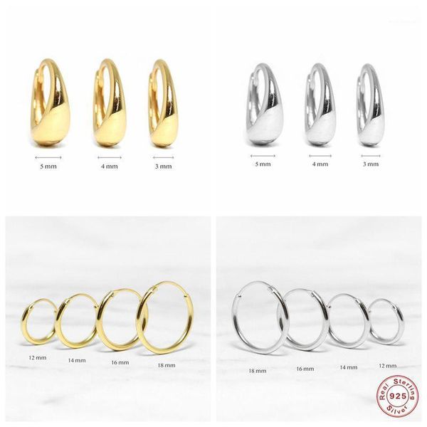 hoop & huggie aide genuine 925 sterling silver circle minimalist earrings for women gold/silver small round fashion fine jewelry1, Golden;silver
hoop & huggie aide genuine 925 sterling silver circle minimalist earrings for women gold/silver small round fashion fine jewelry1, Golden;silver