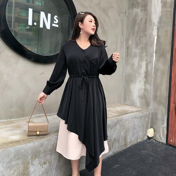casual dresses tuhao 2021 fashion women spring woman office lady patchwork dress plus size 4xl 3xl female party elegant long wm231, Black;gray
casual dresses tuhao 2021 fashion women spring woman office lady patchwork dress plus size 4xl 3xl female party elegant long wm231, Black;gray