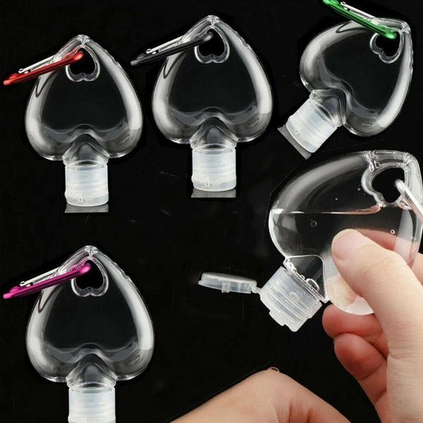 portable travel heart shape empty refillable bottle with key ring carabiner hook bottle for outdo jllevy
portable travel heart shape empty refillable bottle with key ring carabiner hook bottle for outdo jllevy