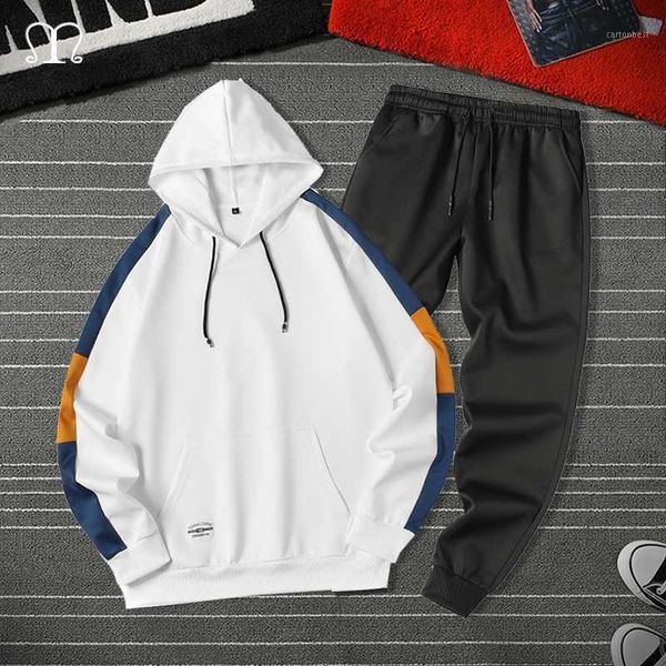 men's tracksuits patchwork tracksuit men fashion autumn jogger sports sportswear suits spring hip hop hoodies pants two pieces set male, Gray
men's tracksuits patchwork tracksuit men fashion autumn jogger sports sportswear suits spring hip hop hoodies pants two pieces set male, Gray