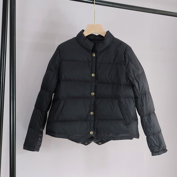 2021 new autumn ultra light white short down skinny women's coat pocket blowing parkas lw2j, Black
2021 new autumn ultra light white short down skinny women's coat pocket blowing parkas lw2j, Black