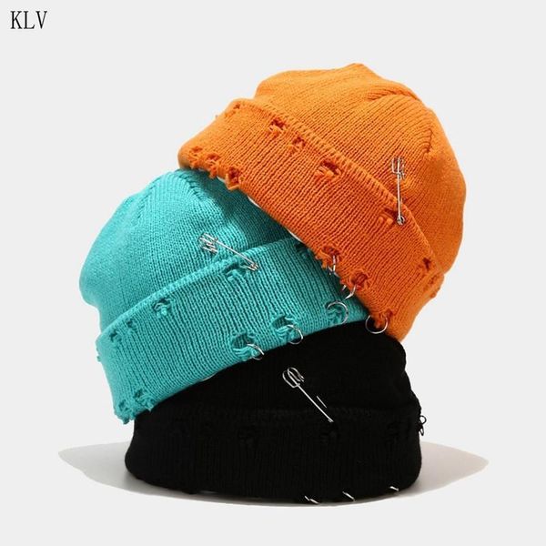 beanies winter knitted beanie hat with pins o-ring vintage distressed hole solid color hip hop stretch cuffed skull cap1
beanies winter knitted beanie hat with pins o-ring vintage distressed hole solid color hip hop stretch cuffed skull cap1
