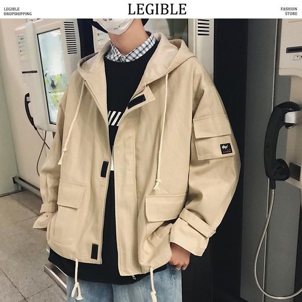 legible men cargo jackets man streetwear pockets retro jackets and coats male autumn winter fashion windbreaker jacket, Black;brown
legible men cargo jackets man streetwear pockets retro jackets and coats male autumn winter fashion windbreaker jacket, Black;brown