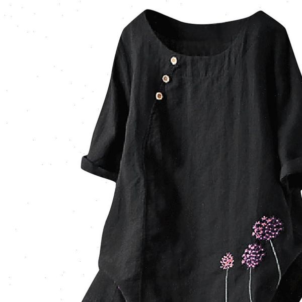 5xl white shirt women boho clothing cotton and linen plus size embroidery o neck casual blouse blouse femme blanche
5xl white shirt women boho clothing cotton and linen plus size embroidery o neck casual blouse blouse femme blanche