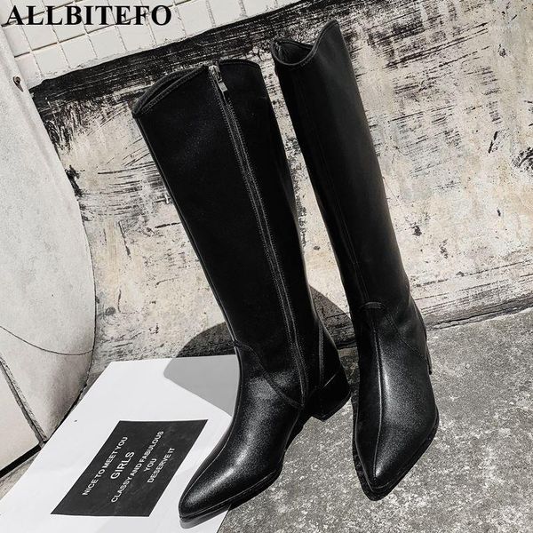 boots allbitefo genuine leather+pu pointed toe fashion girls women pure color autumn winter knee high boots1, Black
boots allbitefo genuine leather+pu pointed toe fashion girls women pure color autumn winter knee high boots1, Black