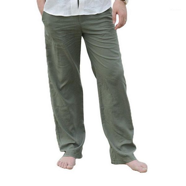 men linen pants 2020 new summer casual elastic waist loose male solid color straight trousers beachwear joggers sweatpants1, Black
men linen pants 2020 new summer casual elastic waist loose male solid color straight trousers beachwear joggers sweatpants1, Black