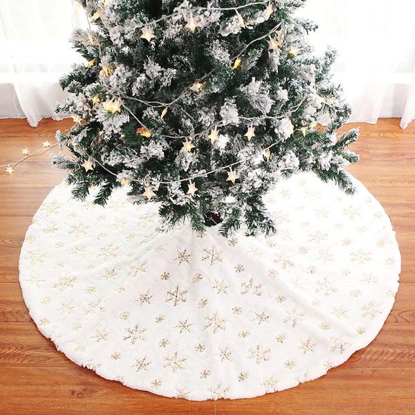 white faux fur embroidered snowflake christmas tree skirt for xmas decorations christmas xmas tree new year home decoration tool
white faux fur embroidered snowflake christmas tree skirt for xmas decorations christmas xmas tree new year home decoration tool