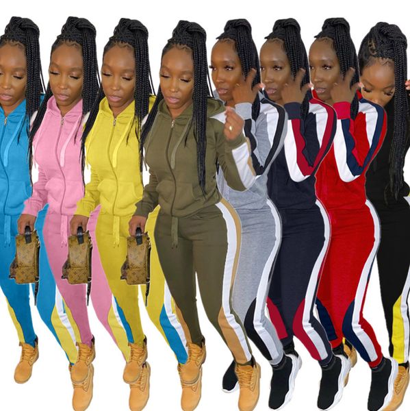 женщины спортивные костюмы 2 pieces set color block строчка webbing вскользь с капюшоном на молнии куртки длинные брюки женская мода спортив, Gray
женщины спортивные костюмы 2 pieces set color block строчка webbing вскользь с капюшоном на молнии куртки длинные брюки женская мода спортив, Gray