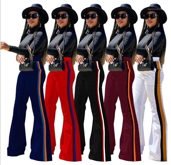 elasticity womens casual flare pants solid color side striped casual trousers fashion female clothing dropshipping mutil color, Black;white
elasticity womens casual flare pants solid color side striped casual trousers fashion female clothing dropshipping mutil color, Black;white