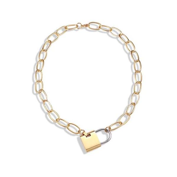 timeless wonder titanium chunky chain padlock necklace women stainless steel jewelry gothic boho designer ins choker 7022, Golden;silver
timeless wonder titanium chunky chain padlock necklace women stainless steel jewelry gothic boho designer ins choker 7022, Golden;silver
