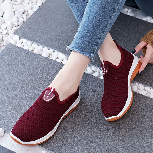 woman vulcanized shoes women casual sneakers slip on knitting mesh breathable ladies comfort soft female running footwear 2020 1020, Black;white
woman vulcanized shoes women casual sneakers slip on knitting mesh breathable ladies comfort soft female running footwear 2020 1020, Black;white
