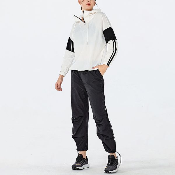 gym clothing training suit female running loose clothes sportswear hoodies sport for women pants set wear active, White;black
gym clothing training suit female running loose clothes sportswear hoodies sport for women pants set wear active, White;black