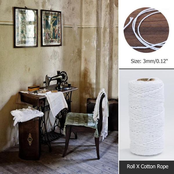100m/roll retro natural rope jute twine burlap string wrapping cords thread tying thread macrame cord rope1, Black;white
100m/roll retro natural rope jute twine burlap string wrapping cords thread tying thread macrame cord rope1, Black;white