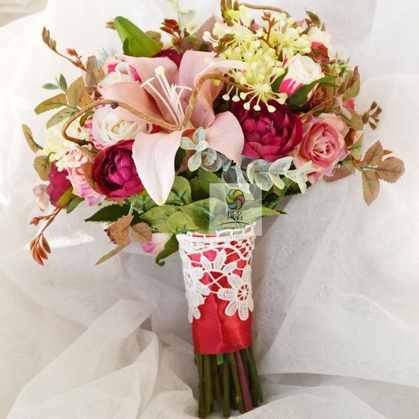 decorative flowers & wreaths european style handmade custom wedding floral bride holding bridesmaid bouquets silk aritificil flower
decorative flowers & wreaths european style handmade custom wedding floral bride holding bridesmaid bouquets silk aritificil flower