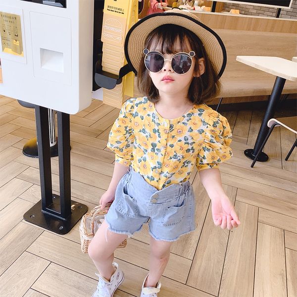 summer girls t shirt baby tee kids toddler blouse children fashion clothes elegant style floral puff sleeve 1 to 7 yrs y200704, Blue
summer girls t shirt baby tee kids toddler blouse children fashion clothes elegant style floral puff sleeve 1 to 7 yrs y200704, Blue