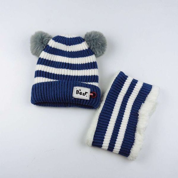 ear striped baby's autumn children's protection winter woolen collar boys' and girls' double ball knitted hat pullover 9, Red;brown
ear striped baby's autumn children's protection winter woolen collar boys' and girls' double ball knitted hat pullover 9, Red;brown