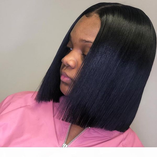 360 lace frontal wig for black women short bob lace front human virgin brazilian short bob lace wig pre plucked hairline, Black;brown
360 lace frontal wig for black women short bob lace front human virgin brazilian short bob lace wig pre plucked hairline, Black;brown