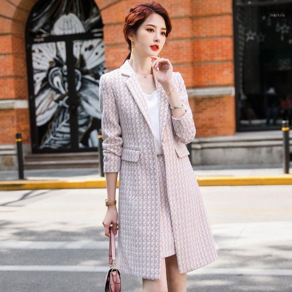 2020 new arrival winter women girl long thick fabric plaid blazer fashion jackets pale pink blue casual ladies coat1, White;black
2020 new arrival winter women girl long thick fabric plaid blazer fashion jackets pale pink blue casual ladies coat1, White;black