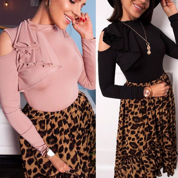 black pink off shoulder ruffle bodycon bodysuit long sleeve playsuit body suits for women romper clothes one piece jumpsuit, Black;white
black pink off shoulder ruffle bodycon bodysuit long sleeve playsuit body suits for women romper clothes one piece jumpsuit, Black;white