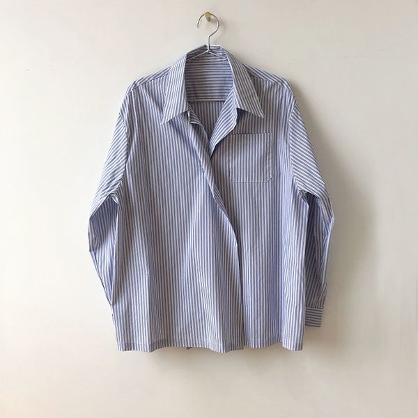 new 2021 spring turn down collar blue striped womens and blouses fashion women shirt blusas roupa feminina w11m, White
new 2021 spring turn down collar blue striped womens and blouses fashion women shirt blusas roupa feminina w11m, White