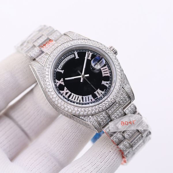 diamond watch automatic mens watches stainless steel strap sapphire mirror waterproof design wristwatch gift wristwatches for men high quali, Slivery;brown
diamond watch automatic mens watches stainless steel strap sapphire mirror waterproof design wristwatch gift wristwatches for men high quali, Slivery;brown