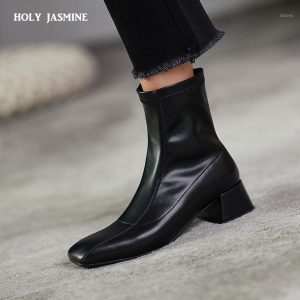 ankle boots for women square toe fashion shoes plush warm winter short boots zipper square heels comfortable lady shoes 2020 new1, Black
ankle boots for women square toe fashion shoes plush warm winter short boots zipper square heels comfortable lady shoes 2020 new1, Black
