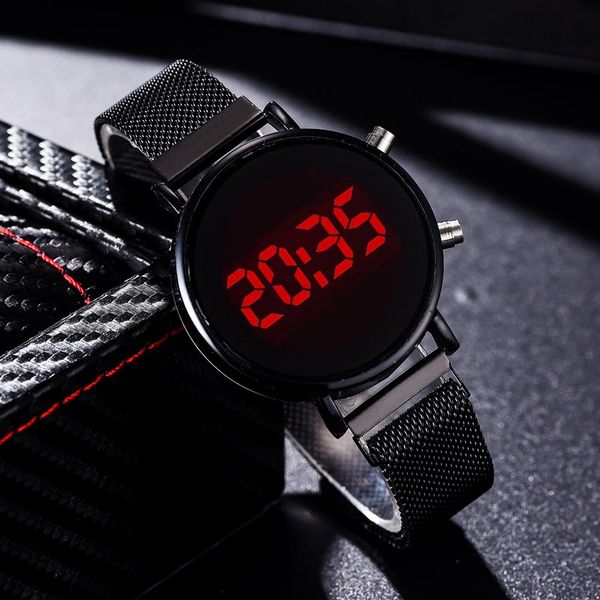 luxury women touch screen led watches magnetic mesh belt female watch electronic clock digital wristwatches relogio feminino fashion design, Slivery;brown
luxury women touch screen led watches magnetic mesh belt female watch electronic clock digital wristwatches relogio feminino fashion design, Slivery;brown