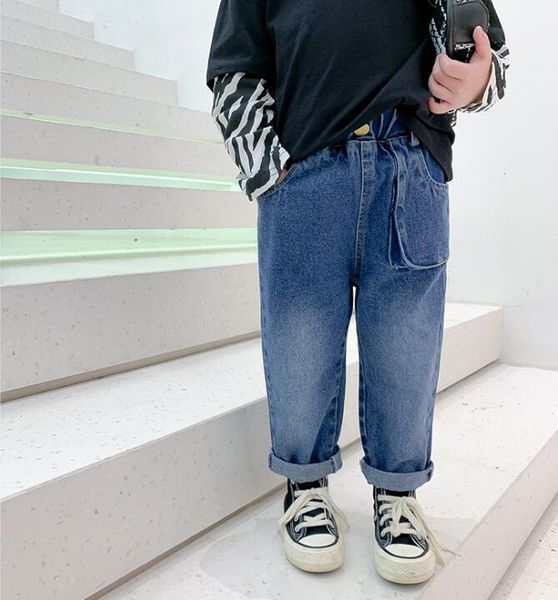 2021 new arrival girls boys denim long pants spring fashion kids jean pants 2-7 years yl170, Blue
2021 new arrival girls boys denim long pants spring fashion kids jean pants 2-7 years yl170, Blue