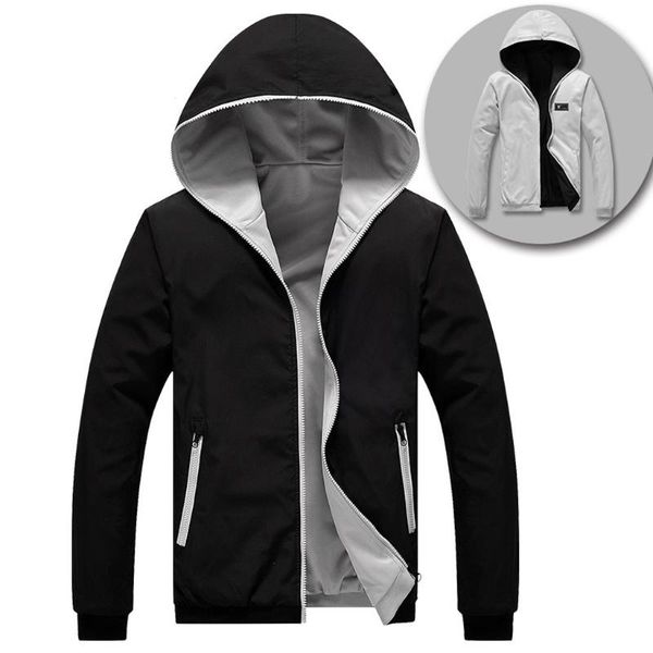 men's jackets jacket men windbreaker 2021 hooded coat winter fashion double-sided wear pure color zipper outwear coat#g3, Black;brown
men's jackets jacket men windbreaker 2021 hooded coat winter fashion double-sided wear pure color zipper outwear coat#g3, Black;brown