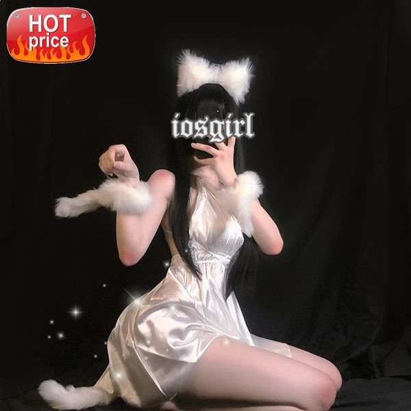 women ice silk lingerie set white lovely sleepwear cute princess nightdress sleepwear lolita night gown sleeping dress #ib8p, Black;white
women ice silk lingerie set white lovely sleepwear cute princess nightdress sleepwear lolita night gown sleeping dress #ib8p, Black;white