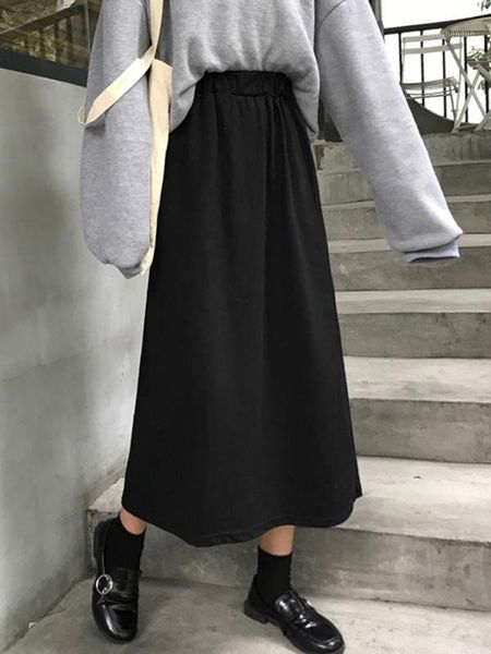 2020 new hip covering skirt high waist mid length skirt spring student long thin female black a-line1
2020 new hip covering skirt high waist mid length skirt spring student long thin female black a-line1