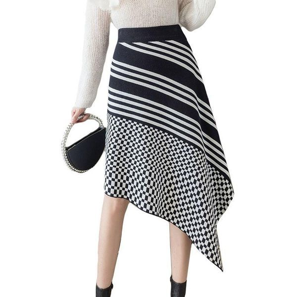 skirts 2021 fashion irregular knit skirt women elegant high waist streetwear plaid winter fall sweater gothic skort, Black
skirts 2021 fashion irregular knit skirt women elegant high waist streetwear plaid winter fall sweater gothic skort, Black