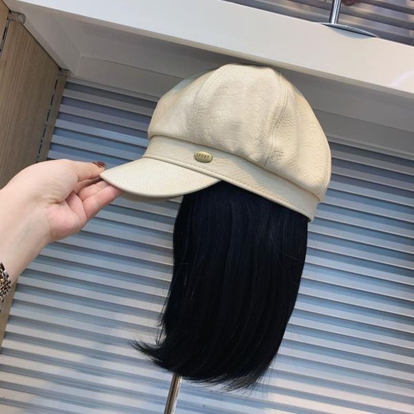 202101-shi fashion stone grain pu hat patchwork cool false hair sport lady service octagonal hat women leisure visors cap, Blue;gray
202101-shi fashion stone grain pu hat patchwork cool false hair sport lady service octagonal hat women leisure visors cap, Blue;gray