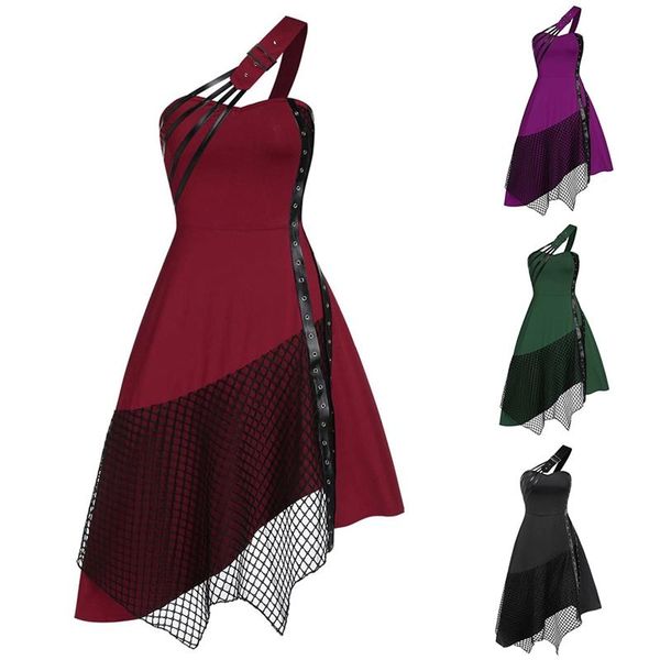 new 2021 women irregulat dress halloween party sleeveless gothic mesh stitching ladies elegant dress vestido de mujer, Black;gray
new 2021 women irregulat dress halloween party sleeveless gothic mesh stitching ladies elegant dress vestido de mujer, Black;gray