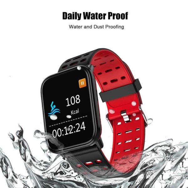 intelligent waterproof sports watch, heart rate and blood prsure pedometer.jk