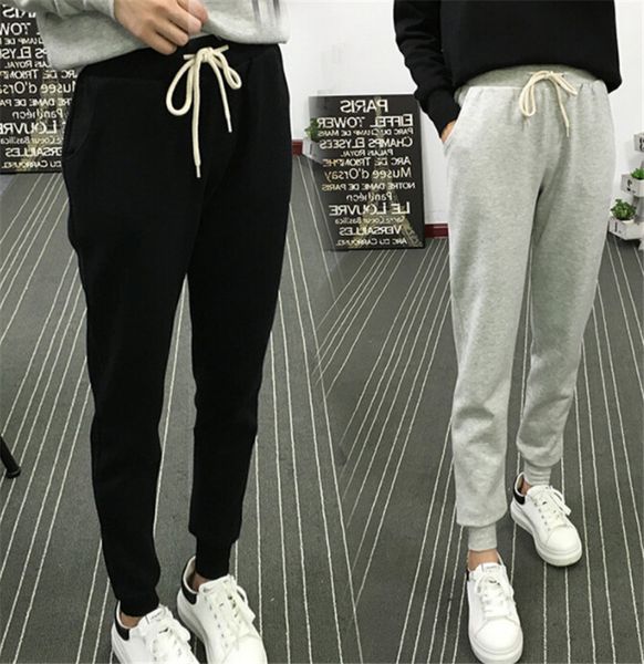 new women soft cotton joggers with solid girls sweatpants pull-on pants sport pants elastic drawstring waist 1020, Black;white
new women soft cotton joggers with solid girls sweatpants pull-on pants sport pants elastic drawstring waist 1020, Black;white
