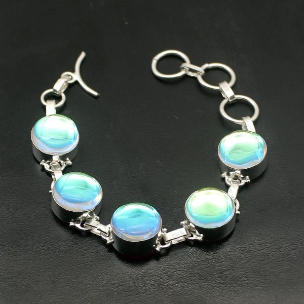 мода круглая форма mystic огонь topaz925 серебро цвет женщины ссылки цепи браслет 7,25 дюйма h02, Black
мода круглая форма mystic огонь topaz925 серебро цвет женщины ссылки цепи браслет 7,25 дюйма h02, Black