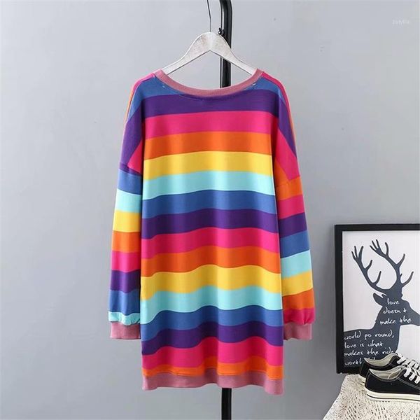 womne spring plus size long sleeve sweatshirt casual o neck stripe hoodies rainbow loose pullover 1, Black
womne spring plus size long sleeve sweatshirt casual o neck stripe hoodies rainbow loose pullover 1, Black