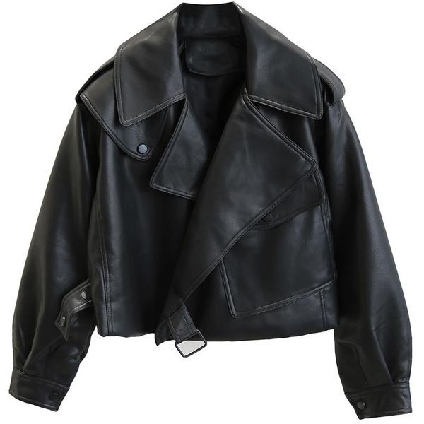 faux leather jacket new fashion women biker red white black coat turndown collar motorcycle coat loose streetwear outerwear
faux leather jacket new fashion women biker red white black coat turndown collar motorcycle coat loose streetwear outerwear